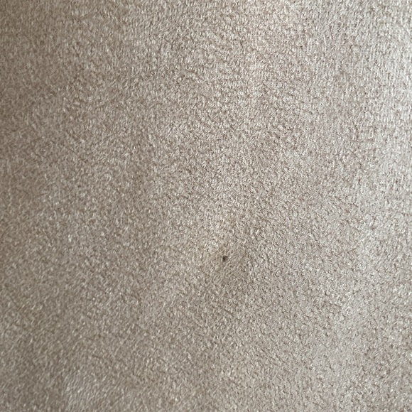 J. McLaughlin Faux Micro Suede V Neck 3/4 Slit Sleeve Tunic Size XL Tan - Picture 6 of 12